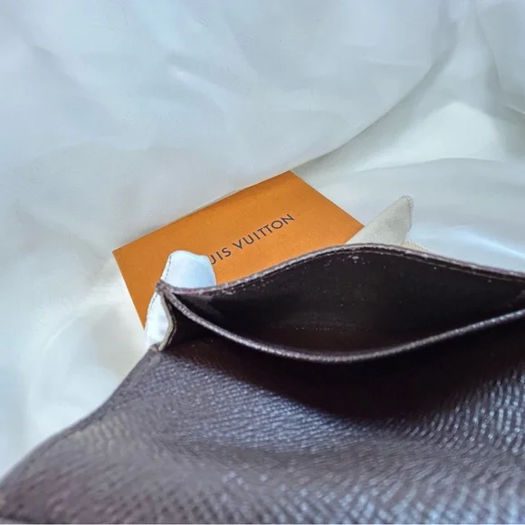 Authentic Louis Vuitton Damier Ebene Business Card Holder - Picture 8 of 10